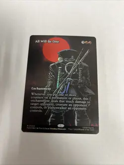 All Will Be One Borderless Foil Card #0008 MTG LP - Image 1