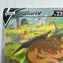 Pokemon TCG Charizard v SWSH260 Holo Promo Card - Image 5