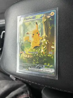 Pikachu EX Pokemon TCG 200 HP 120 Attack ASC Set Card 276/217 Basic Electric - Image 5