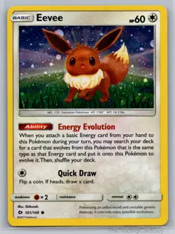 Eevee - (Cosmos Holo) Promo Miscellaneous Cards & Products Holo 101/149 NM 001 - Image 1
