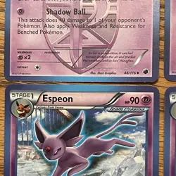 4 Espeon 48/116 2013 BW Plasma Freeze Team Plasma Pokemon Card NM - Image 4