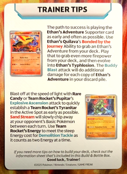 Destined Rivals Build And Battle Prerelease Trainer Tip Card - Image 2
