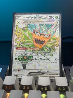 Teal Mask Ogerpon ex 166 Sv: Scarlet & Violet Promo Cards Holo - Image 1