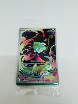 Pokemon TCG Mega Evolution 133/132 Bulbasaur Stamped SEALED Promo Card - Image 1