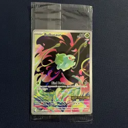Pokemon TCG Card Bulbasaur 133/132 Mega Evolution Stamped Promo - Sealed - Image 1