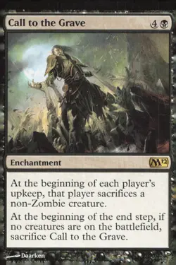 Magic 2012 (M12) #85 Call to the Grave - Image 1