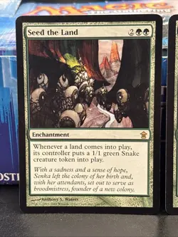 2x Seed the Land - Saviors of Kamigawa - Magic the Gathering MTG #146 NM LP - Image 2