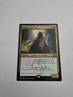 Magic: The Gathering Underrealm Lich 211/259 Guilds of Ravnica Mythic Creature … - Image 1