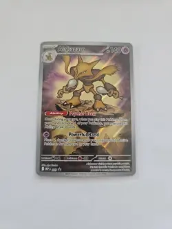 Pokemon MEP 009 - Black Star Promo Alakazam Full Art - NM - Image 1