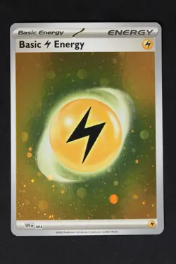 Pokemon Basic Lightning Energy Holo C NM - Scarlet & Violet Energies 004 - Image 1