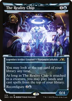 The Reality Chip- Kamigawa: Neon Dynasty Showcase Foil MTG-NM - Image 1