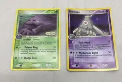 Muk 11/92 Reverse Holo Stamped Ex Legend Maker Pokemon & Dusclops 14/108 Holo - Image 1