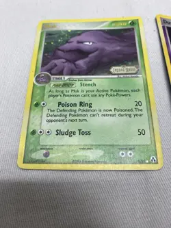 Muk 11/92 Reverse Holo Stamped Ex Legend Maker Pokemon & Dusclops 14/108 Holo - Image 3