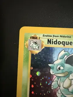 pokemon vintage base set 2 holo Nidoqueen 12/130 NM - Image 2