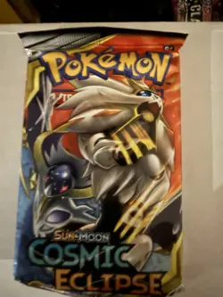 Pokemon TCG Sun & Moon Cosmic Eclipse Booster Pack Brand New Sealed & Unweighed 820650805899 - Image 1