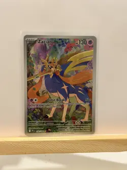 Pokemon TCG Zacian 100/094 | Phantasmal Flames | NM | Illustration Rare - Image 1