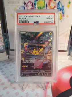 PSA 10 - MINT - 2023 POKEMON JPN SV2A-POKEMON 151 ART RARE #173 PIKACHU - Image 1