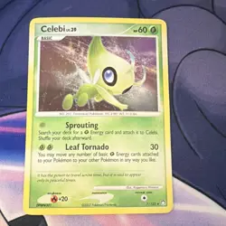 The Pokemon Celebi Mysterious Treasures Rare Holo Basic 60 HP English 7/123 - Image 1