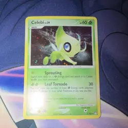 The Pokemon Celebi Mysterious Treasures Rare Holo Basic 60 HP English 7/123 - Image 2