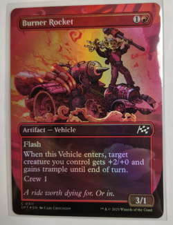 Burner Rocket (Borderless) Aetherdrift Foil - Image 1