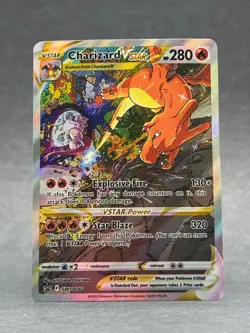 Pokemon - SWSH262 Charizard VSTAR Sword & Shield Black Star Promo Holo NM TCG - Image 1