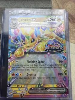 Jolteon ex 030/131 Prismatic Evolutions Stamped Promo Sealed Pokemon TCG - Image 1