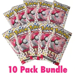 Pokemon 151 English 10 Pack Bundle Lot Scarlet Violet - Image 1