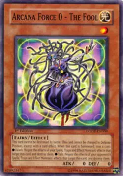Arcana Force 0 - The Fool - LODT-EN008 - Common - Unlimited Edition - Lightly Pl - Image 1