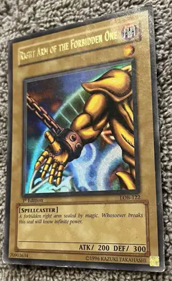 Ultra Rare - Yu-Gi-Oh! Right Arm of the Forbidden One – 1st Edition LOB-122 - Image 3