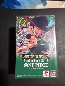 SEALED One Piece TCG Double Pack Set Vol.8 DP-08 OP12 Legacy of the Master - Image 1