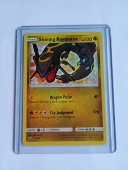 Pokemon TCG Shining Rayquaza Card Shining Legends 56/73 Holo (NM) - Image 1
