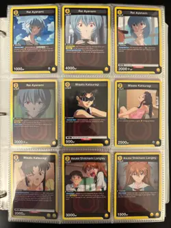 Union Arena Evangelion All Common, Uncommon, Rare Cards from Booster and Starter - Image 1