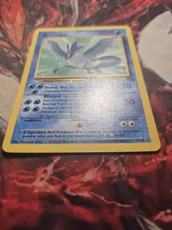 Pokemon Articuno 17/62 Fossil Unlimited Non-Holo Rare Card LP - Image 3