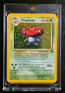 Vileplume Jungle Set Holo Rare Card 15/64 Pokemon Never Played With - Image 1