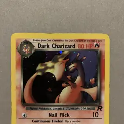 Pokemon Dark Charizard TCG Team Rocket Holo Card 4/82 - HP - Image 2