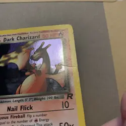 Pokemon Dark Charizard TCG Team Rocket Holo Card 4/82 - HP - Image 4