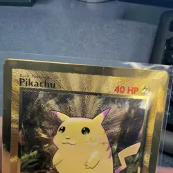 Pokemon Gold Metal Pikachu Card 58/102 Pokemon Celebrations 25th Anniversary - Image 5