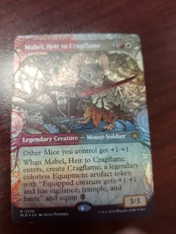 Mabel, Heir to Cragflame (Showcase) Bloomburrow Foil - Image 1