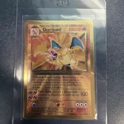 Pokemon Card Charizard 4/102 Gold Metal Celebrations UPC 25th Anniversary - Image 2