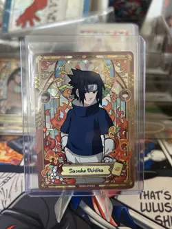 Sasuke Uchiha NRSA01-SP-002L5 Naruto Kayou Heavens Scroll English Card NM - Image 1