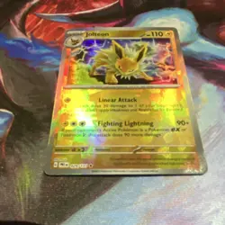 Pokemon TCG Holo Lot Jolteon, Riolu 2 Cards 2023 Basic English - Image 3