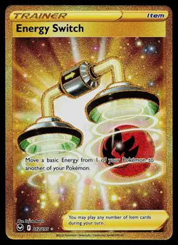Pokemon Card - Energy Switch Silver Tempest 212/195 Secret Rare - Image 1