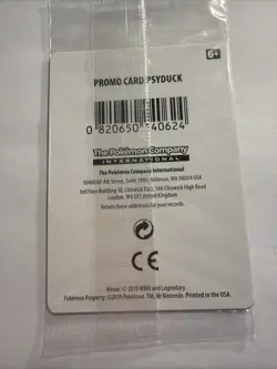 Pokemon Psyduck Promo Holo Card SM199 Detective Pikachu Set English 2019 SEALED - Image 5