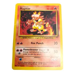 Magmar 36/102 Uncommon 1999 English Base Set Pokemon Card NM & LP - Image 1