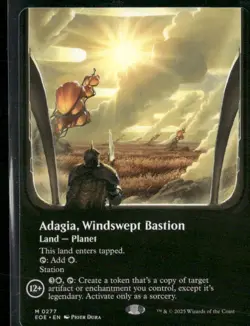 Adagia, Windswept Bastion (Borderless) - Edge of Eternities - 277 - MTG Magic - Image 1