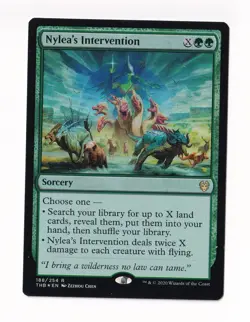 Magic The Gathering Theros Beyond Death Foil #188 Nylea's Intervention - Image 1