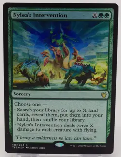 Magic The Gathering Theros Beyond Death Foil #188 Nylea's Intervention - Image 3