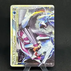 Palkia & Dialga Legend TOP 101/102 Holo Pokemon TCG Card HGSS Triumphant NM - Image 1