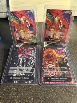 Bandai One Piece Card Game | Celestial Dragons/Five Elders Foil Lot | 14 Cards - Image 1