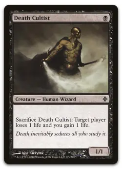 Death Cultist #105 (NM) Rise of the Eldrazi ROE Magic MTG - Image 1